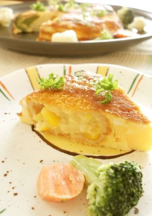 クリームコロッケでスパニッシュオムレツ風-レシピのメイン写真