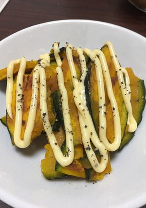 かぼちゃのニンニクバター炒め-レシピのメイン写真