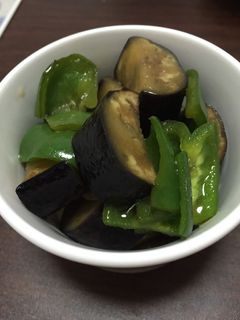 ピーマンとナスの焼き浸し-レシピのメイン写真