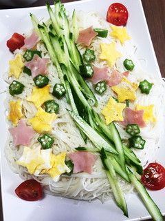 七夕☆可愛い素麺☆子供と一緒に簡単☆-レシピのメイン写真