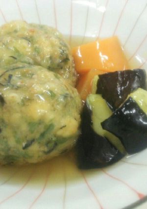 高齢者向け オクラと豆腐のあげまんじゅう-レシピのメイン写真