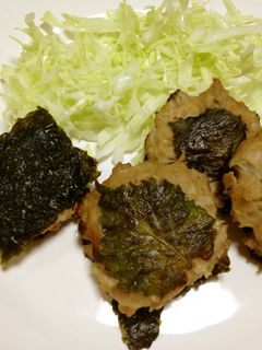 シソ海苔いわしハンバーグ♪-レシピのメイン写真