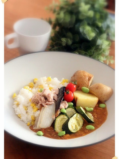 夏野菜もりもり☆シーチキンカレー-レシピのメイン写真