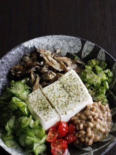 豆腐と納豆のいろいろまぜまぜ塩サラダ-レシピのメイン写真