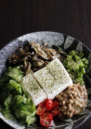 豆腐と納豆のいろいろまぜまぜ塩サラダ-レシピのメイン写真