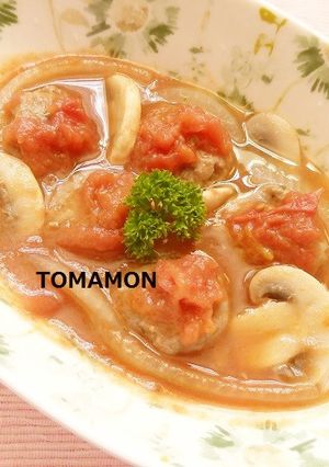 簡単✿とまモンスープにんにくミートボール-レシピのメイン写真