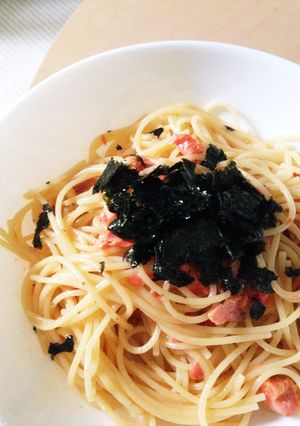 簡単鮭マヨパスタ-レシピのメイン写真