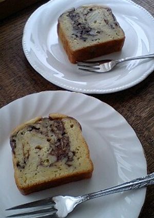 チョコとバナナのパウンドケーキ-レシピのメイン写真