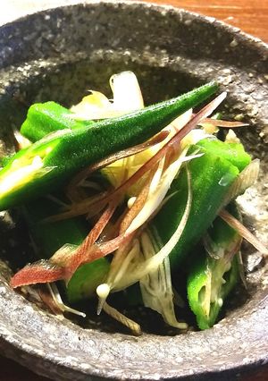 オクラと茗荷の和え物-レシピのメイン写真