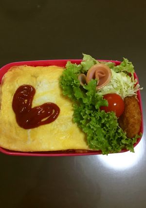 パパ弁当・オムライス-レシピのメイン写真