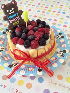 一歳の誕生日ケーキ-レシピのメイン写真