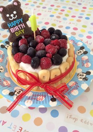 一歳の誕生日ケーキ-レシピのメイン写真