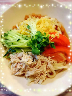☆すぐ出来るサラダうどん☆-レシピのメイン写真