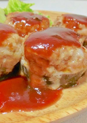 ナス の 肉詰め 〜赤ワインソース〜-レシピのメイン写真