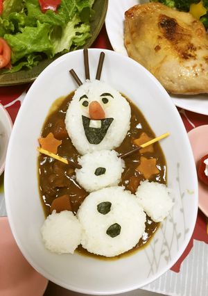 オラフカレー（クリスマス）-レシピのメイン写真