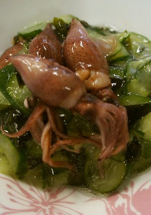 とろ酸っぱい!富山ホタルイカの酢の物-レシピのメイン写真