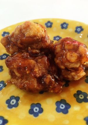 簡単お弁当★唐揚げに…レンジで甘酢あん-レシピのメイン写真