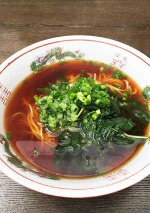 モロヘイヤとおろし胡瓜のさっぱりラーメン-レシピのメイン写真