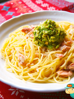 クラッシュアボカドの冷製パスタ-レシピのメイン写真