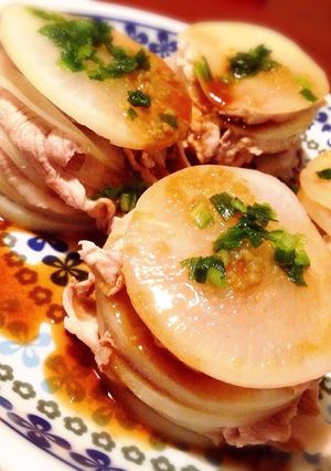 大根と豚肉のミルフィーユ-レシピのメイン写真