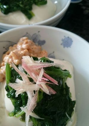 モロヘイヤ納豆とろとろ豆腐-レシピのメイン写真