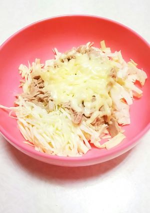 ツナキャベツチーズサラダ-レシピのメイン写真