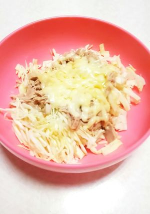 ツナキャベツチーズポン酢サラダ-レシピのメイン写真