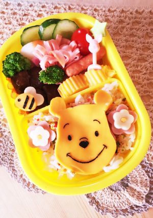 キャラ弁＊くまのプーさん-レシピのメイン写真