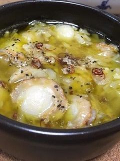 ベビーホタテでアヒージョ♪-レシピのメイン写真