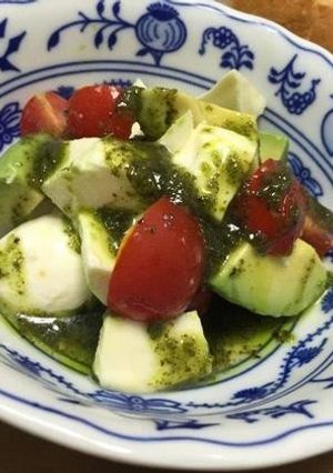 簡単カプレーゼ風サラダ♪-レシピのメイン写真