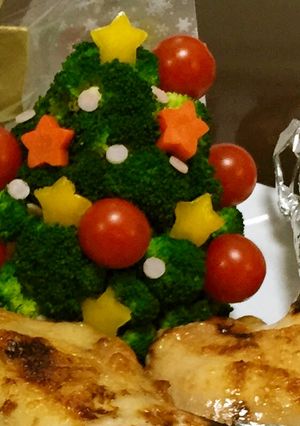 ブロッコリーのクリスマスツリー★-レシピのメイン写真