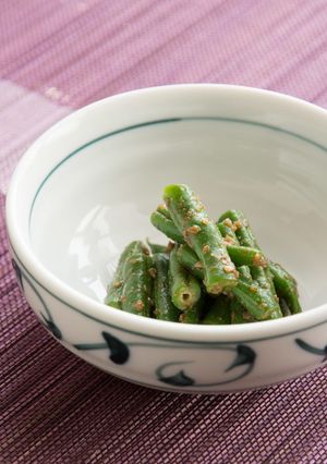 ささげの定番ごま和え-レシピのメイン写真