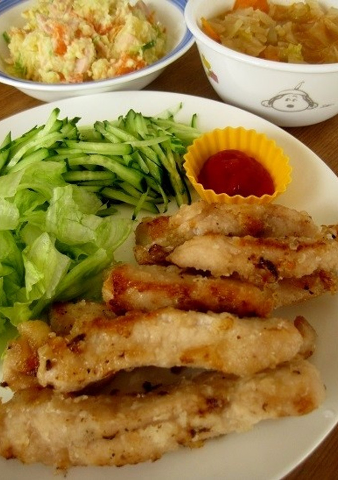 簡単★スティック胸肉の唐揚げ風-レシピのメイン写真