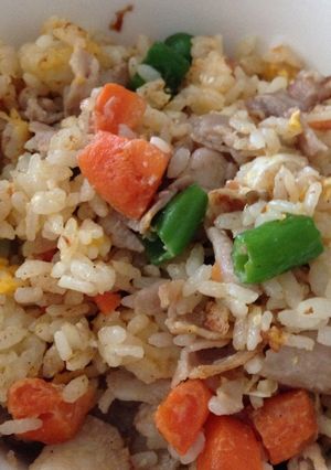 【簡単独り飯】肉チャーハン-レシピのメイン写真