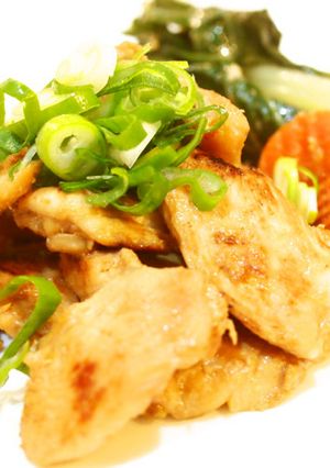 鶏肉のワサビ醤油炒め〜レモン風味-レシピのメイン写真