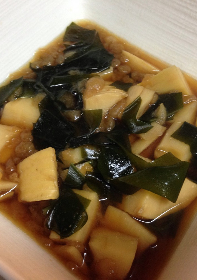 筍とわかめの煮物♪-レシピのメイン写真