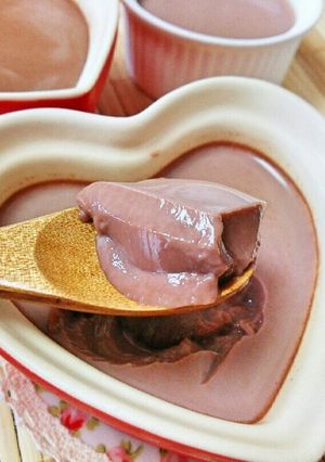 レンジで簡単！なめらかチョコプリン★-レシピのメイン写真