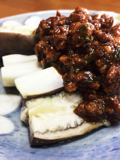 しその葉が香る♪蒸し茄子の肉味噌がけ☆-レシピのメイン写真