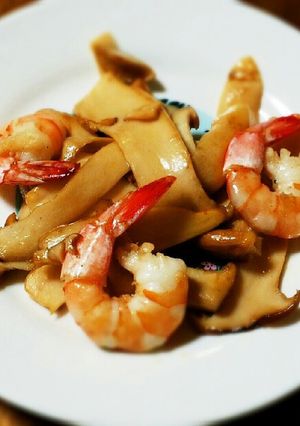 エリンギと海老のバター炒め-レシピのメイン写真