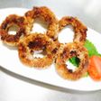 オニオンリングの豚肉巻き