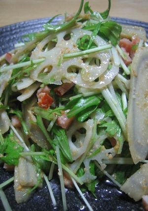 お腹元気!!の根菜サラダ♪-レシピのメイン写真
