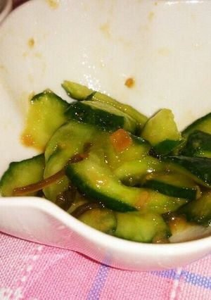 胡瓜の塩昆布・梅和え-レシピのメイン写真