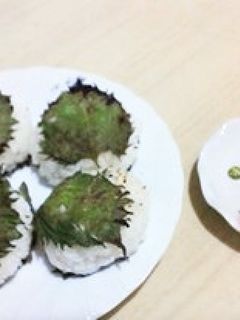 しそおにぎり-レシピのメイン写真