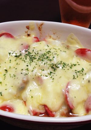 サバ缶トマチーズ焼き-レシピのメイン写真