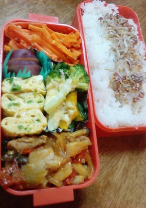 女子中学生弁当　人参の塩キンピラ-レシピのメイン写真