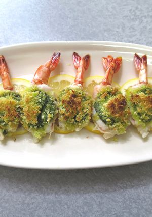 【簡単】トースターでエビのバジル焼き♪-レシピのメイン写真