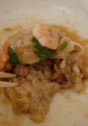 納豆入り☆簡単☆モッチリ蓮根だんご-レシピのメイン写真