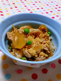 調理室ヨリ~保育園の親子丼(*^^*)-レシピのメイン写真