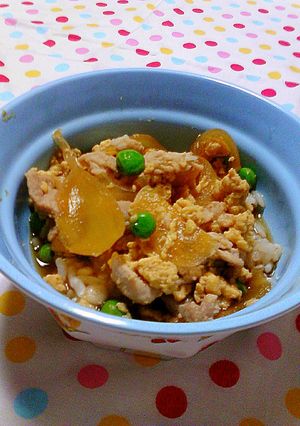 調理室ﾖﾘ～保育園の親子丼(*^^*)-レシピのメイン写真