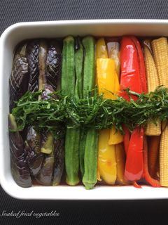 夏野菜の揚げ浸し-レシピのメイン写真